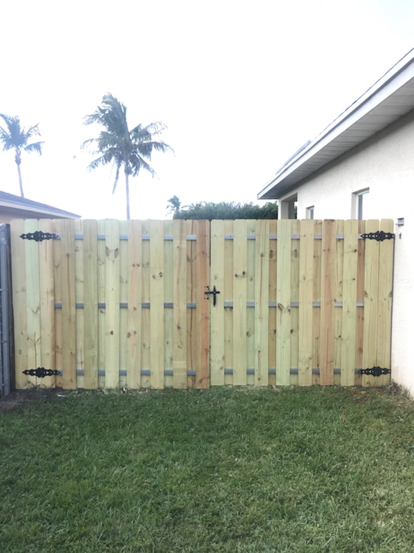 wooden fence with gate davie fl